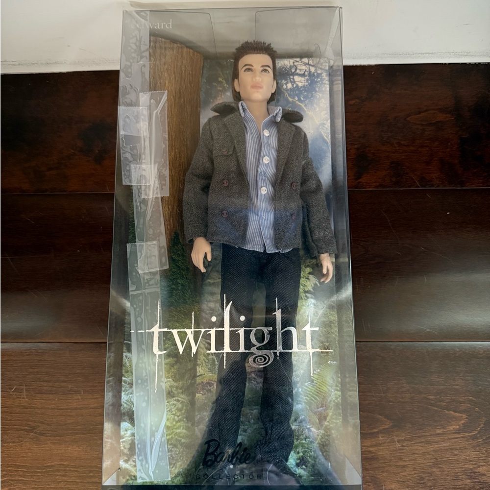 Vintage Pink Label Barbie Collector Item: Edward Cullen